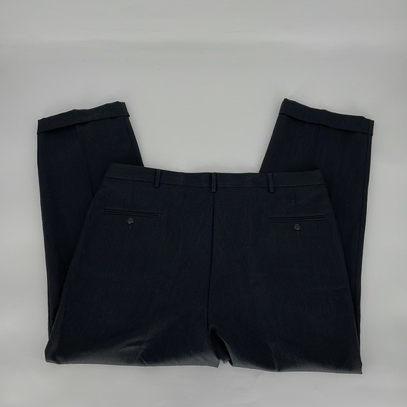 VF JEANSWEAR classic pleated front dress trouser slacks grey size 42 x 30 men's - Picture 8 of 8